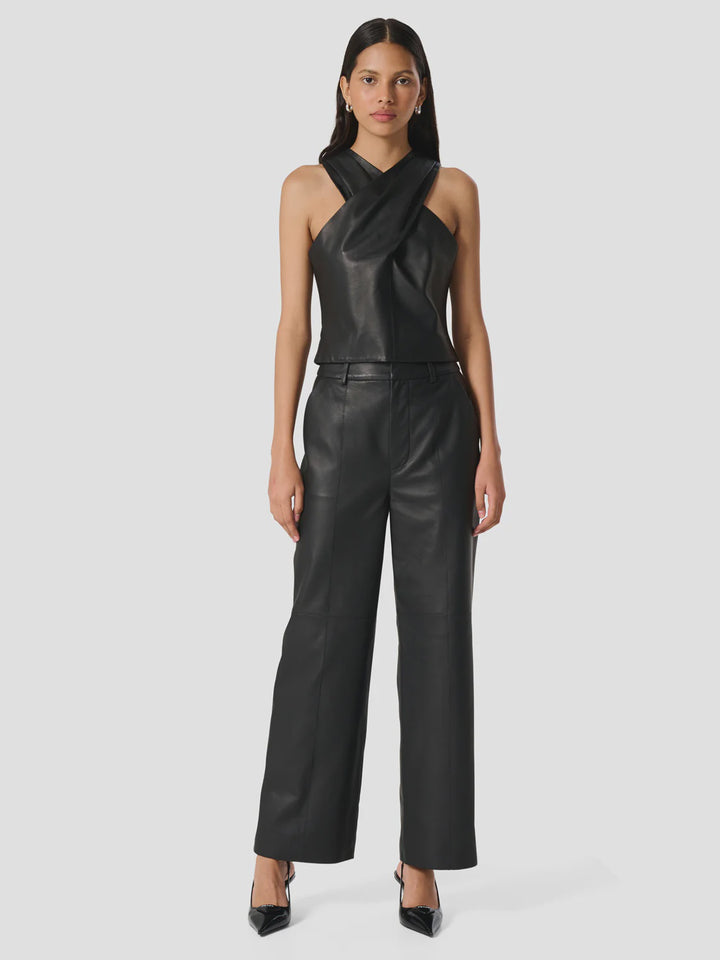 Stanford Leather Pant- Black