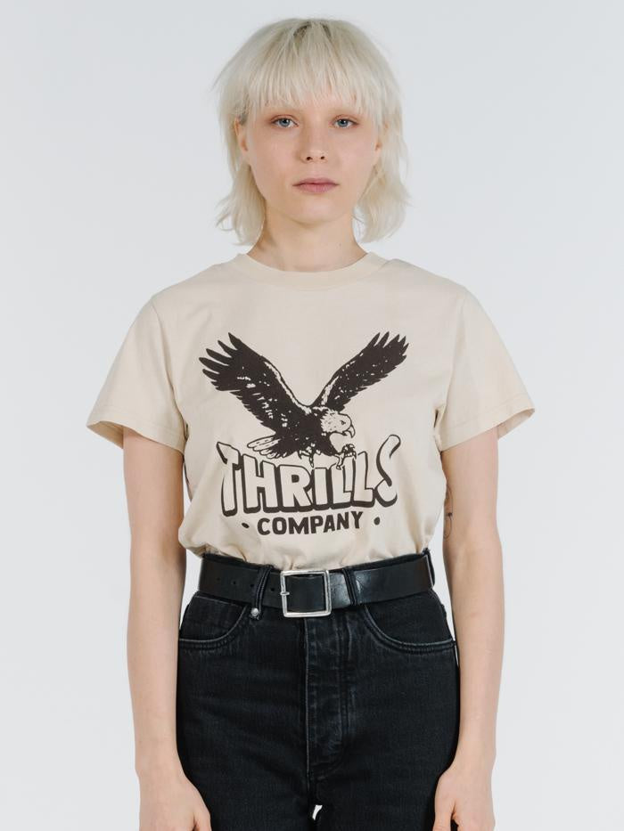 Talon Band Tee - Thrift White