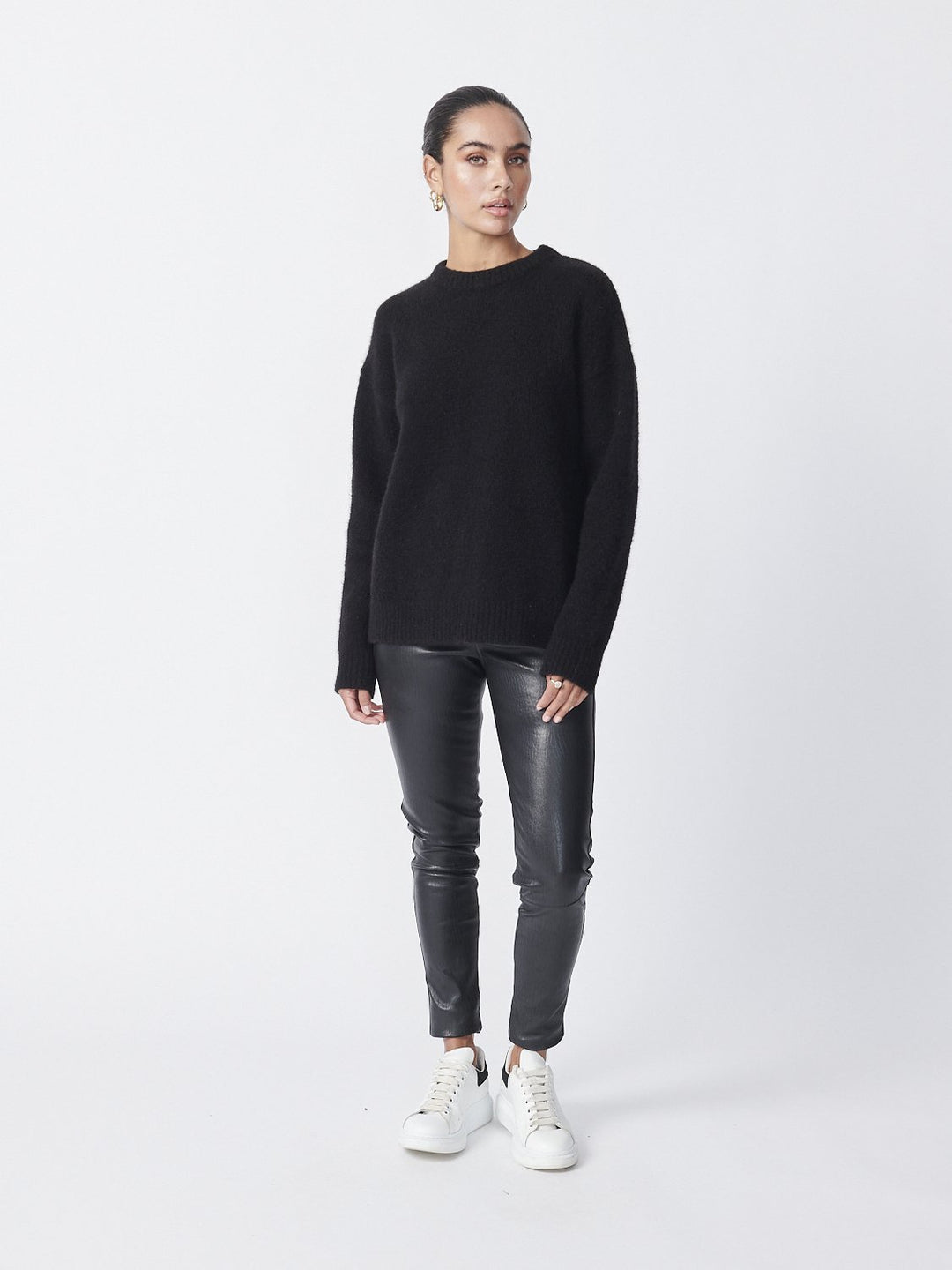 Mohair Blend Knit - Black