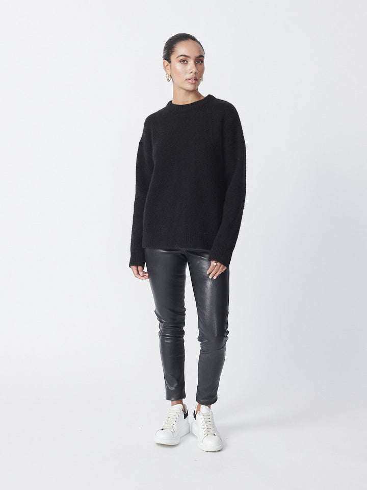Mohair Blend Knit - Black