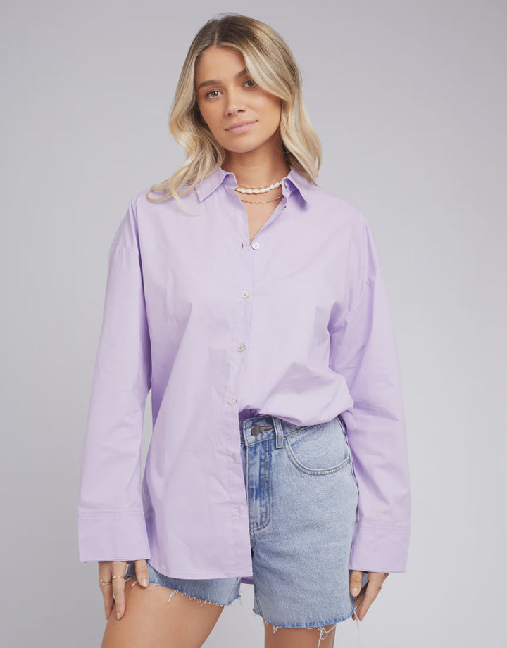 Eleanor Shirt - Purple
