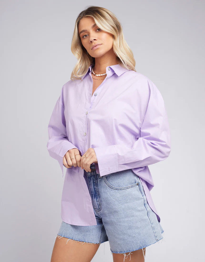Eleanor Shirt - Purple