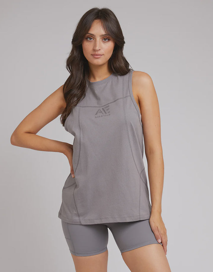 All About Eve Anderson Tank - Charcoal