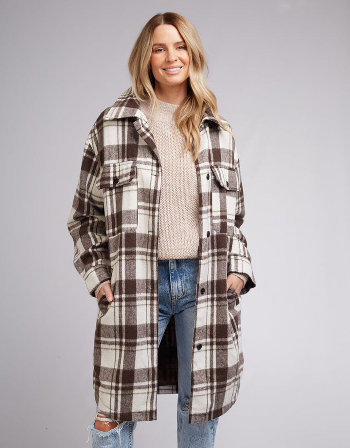 Sloane Check Shacket - Multi Coloured