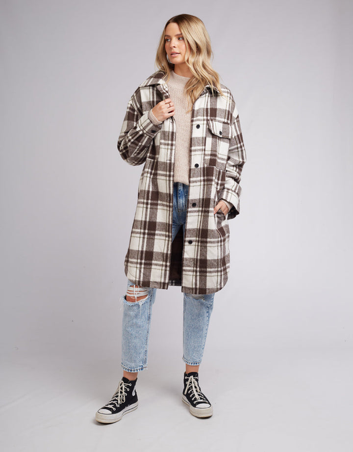 Sloane Check Shacket - Multi Coloured