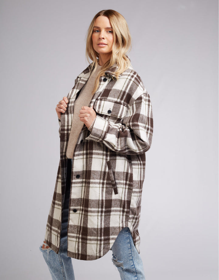 Sloane Check Shacket - Multi Coloured