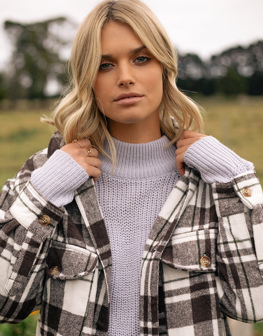 Sloane Check Shacket - Multi Coloured