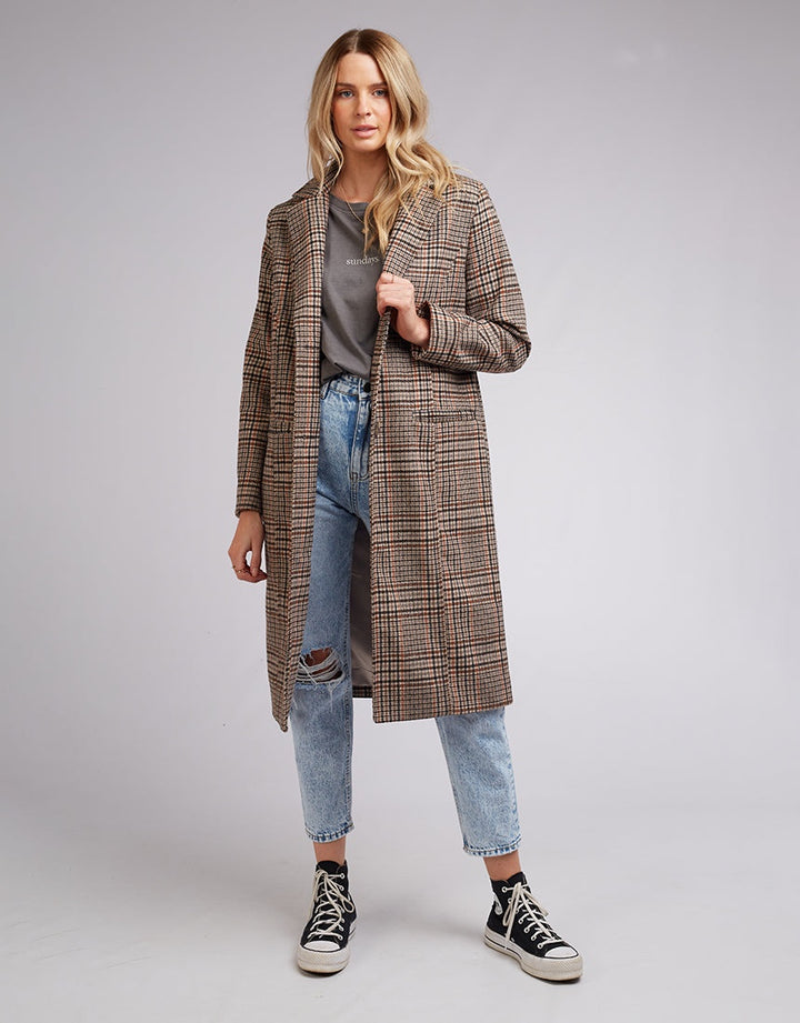 Drew Check Coat - Check