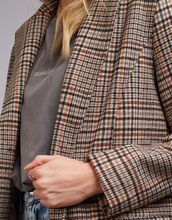 Drew Check Coat - Check