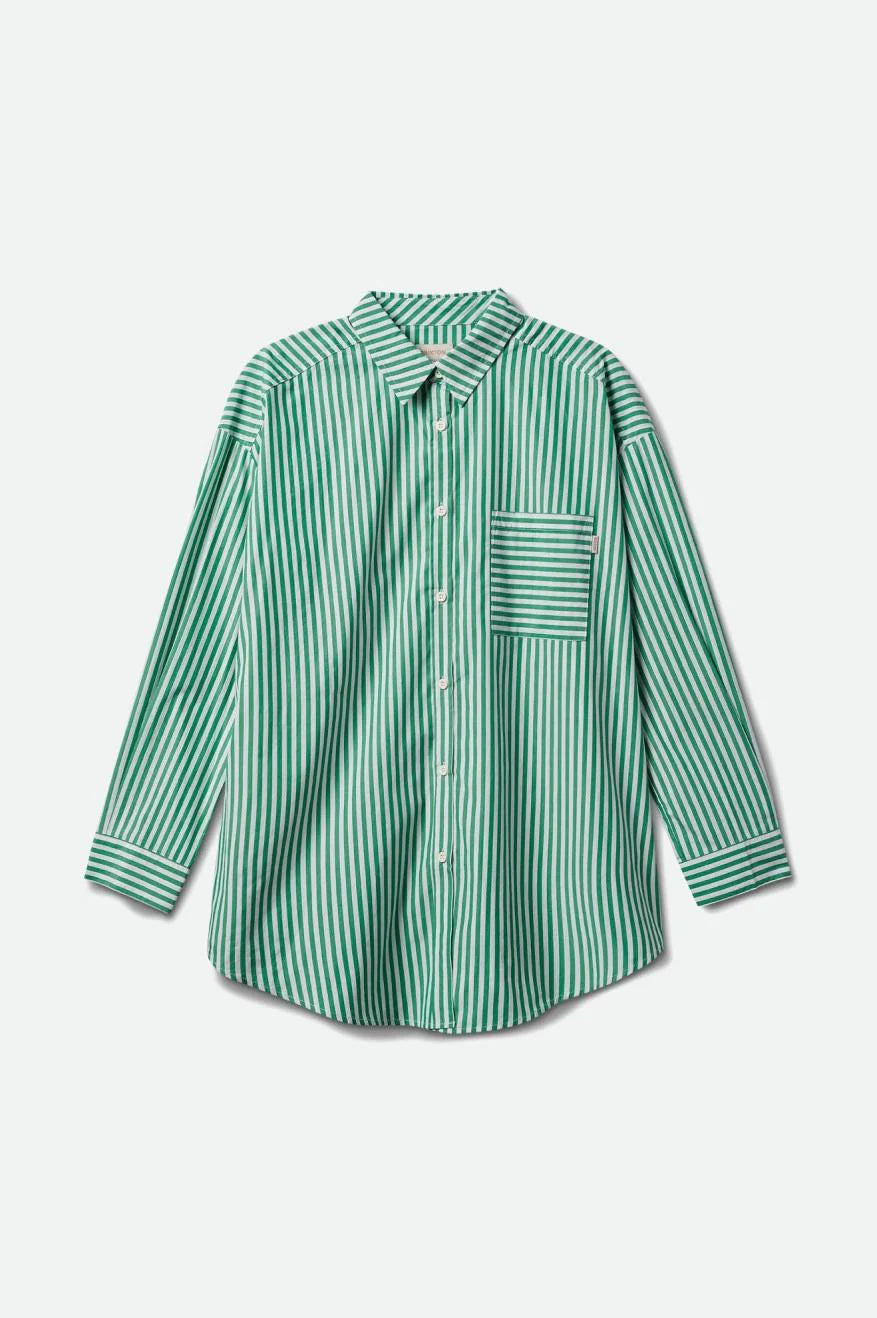 Sidney Oversized L/S Woven- Leprechaun