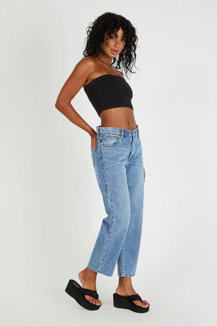 Abrand A 95 Mid Straight Crop Jean - Scout