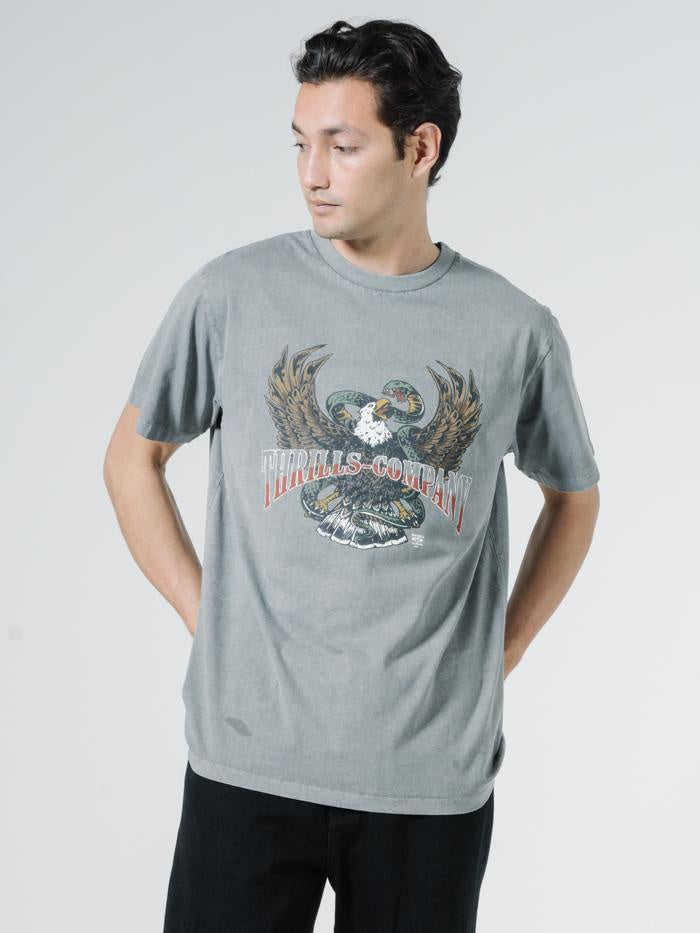 Retribution Merch Fit Tee - Washed Grey