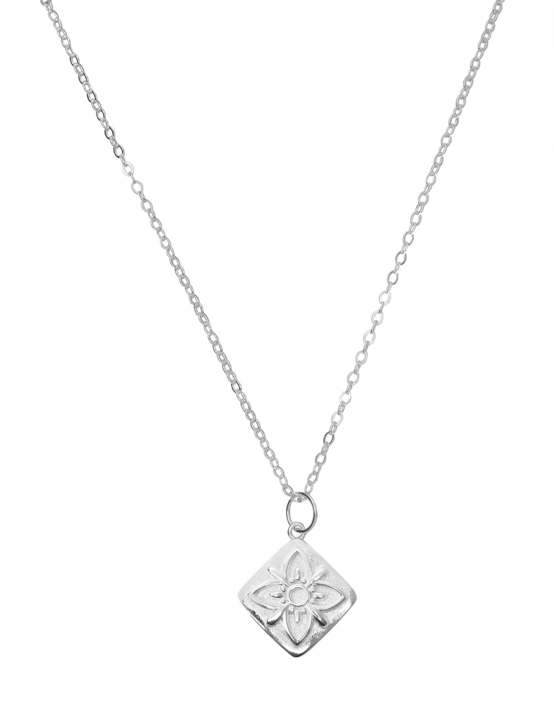 Paisley Necklace- Silver