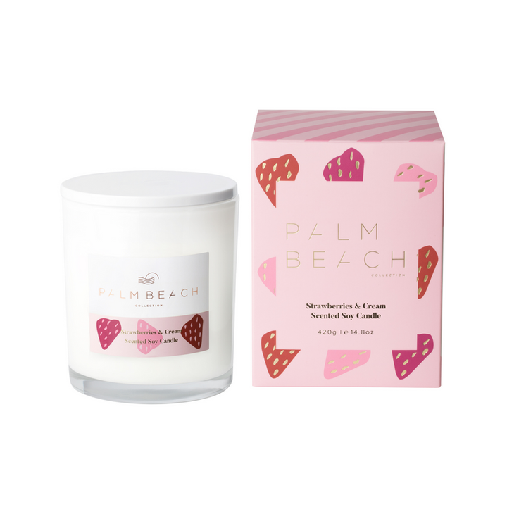 Palm Beach Limited Edition Standard Candle 420g - Strawberries & Cream