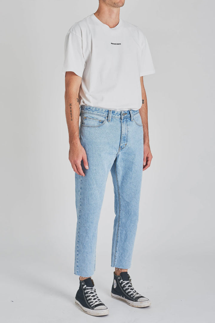 Abrand Cropped Straight Jean - Walkman