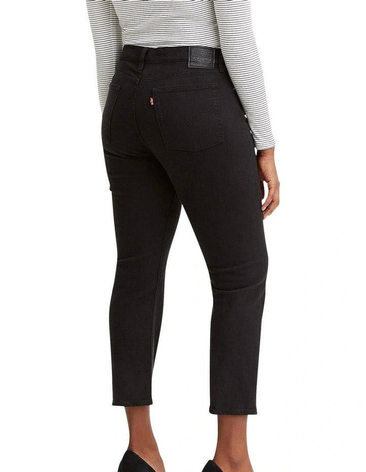 Levi's Wedgie Straight Jean - Black Sprout