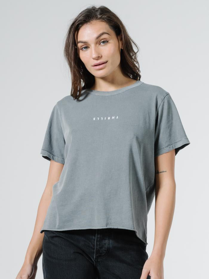 Minimal Thrills Relaxed Tee - Washed Grey
