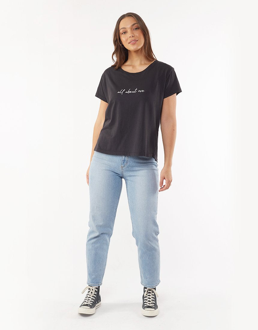 Mika Relaxed Tee - Black