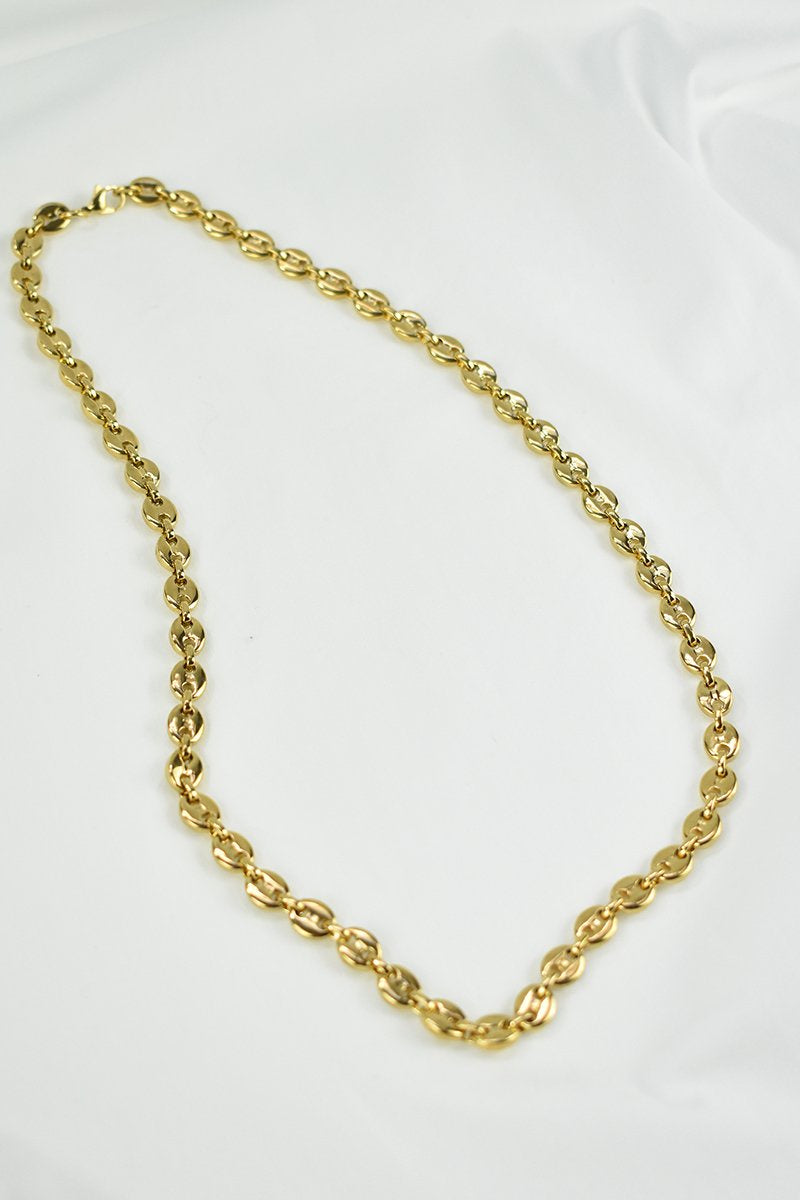 Serenity Chain Link Necklace - Gold
