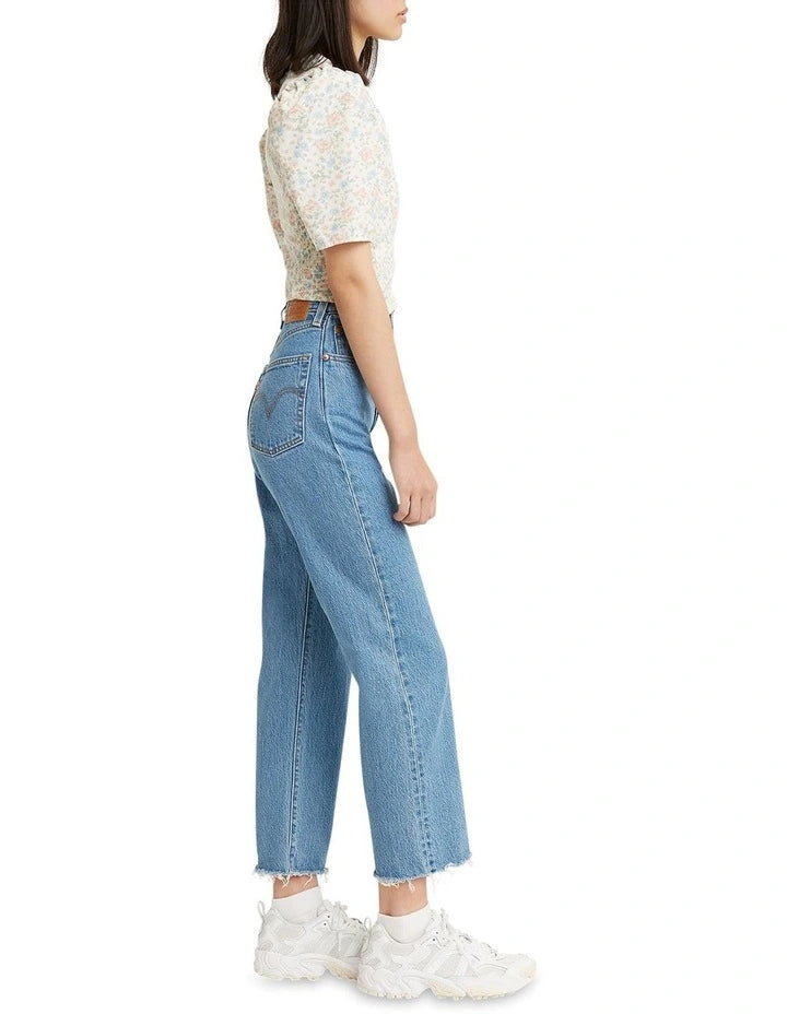 Levi's Ribcage Straight Ankle Jean - Jazz Wave
