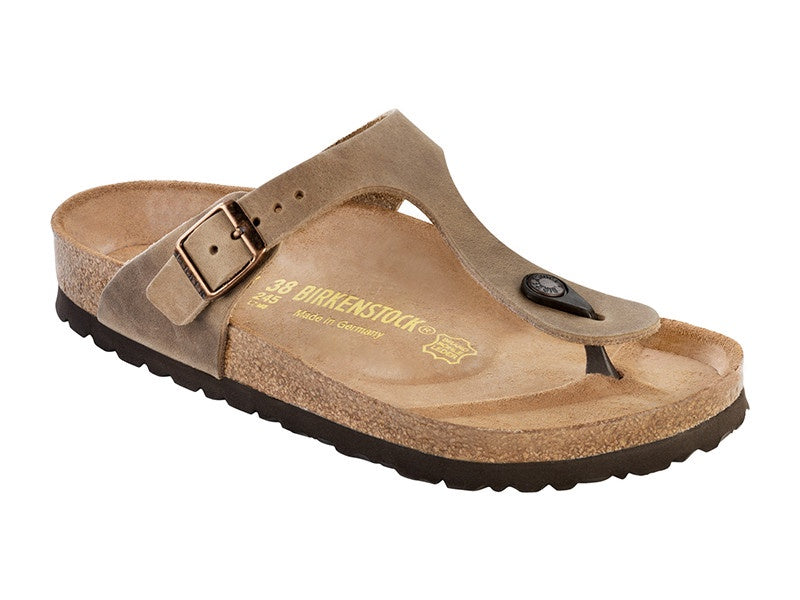 Birkenstock Gizeh Tabacco Brown Oiled Leather Regular