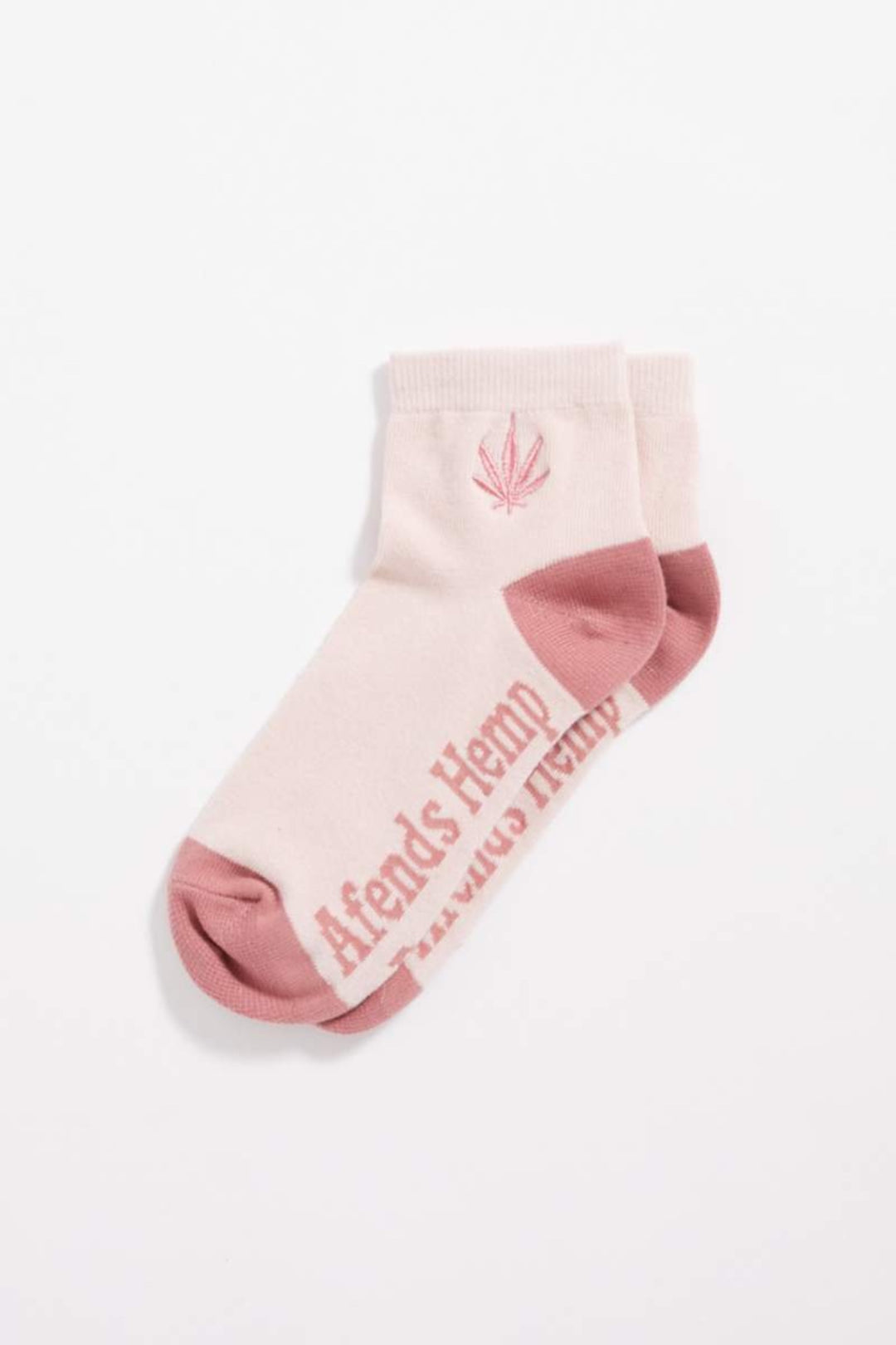 Happy Hemp Socks- Ash Pink