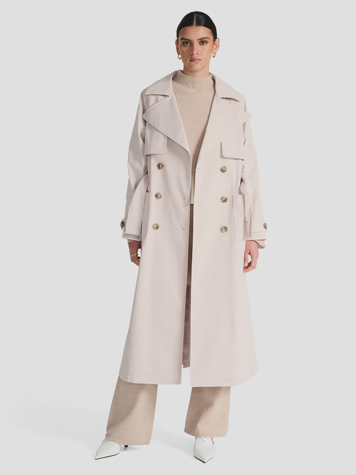 Carrie Trench Coat- Turtle Dove