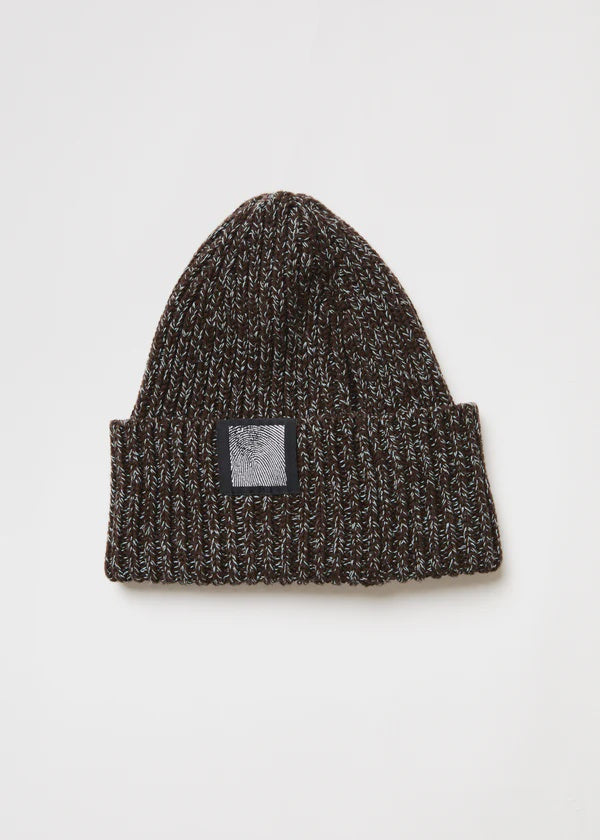 Solace Unisex Organic Knitted Beanie - Coffee