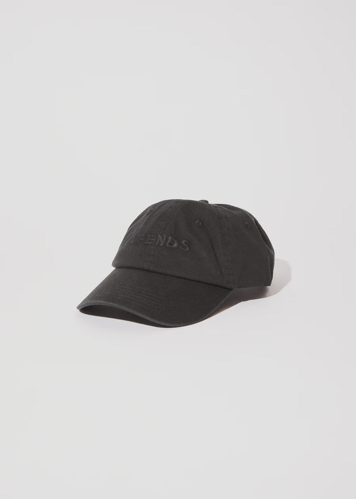 Afends Questions Recycled Siz Panel Cap - Washed Black