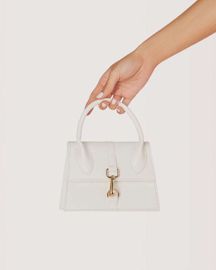 Ally Handle Bag- White