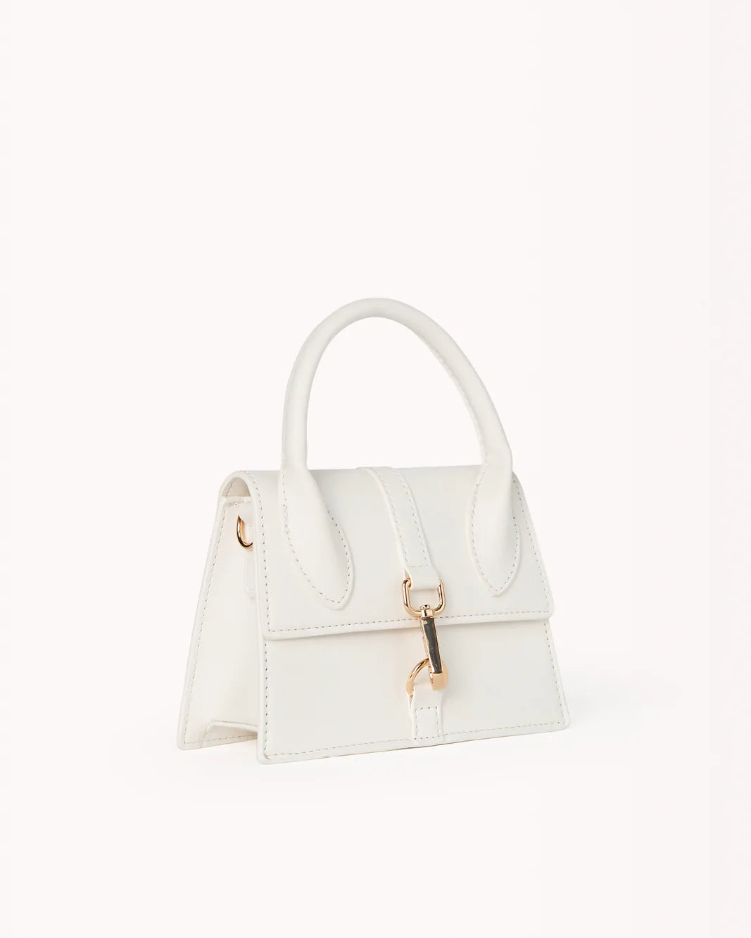Ally Handle Bag- White