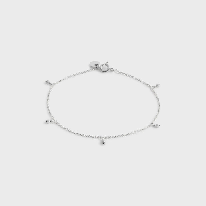 Prim Freshwater Pearl Bracelet Medium- Silver