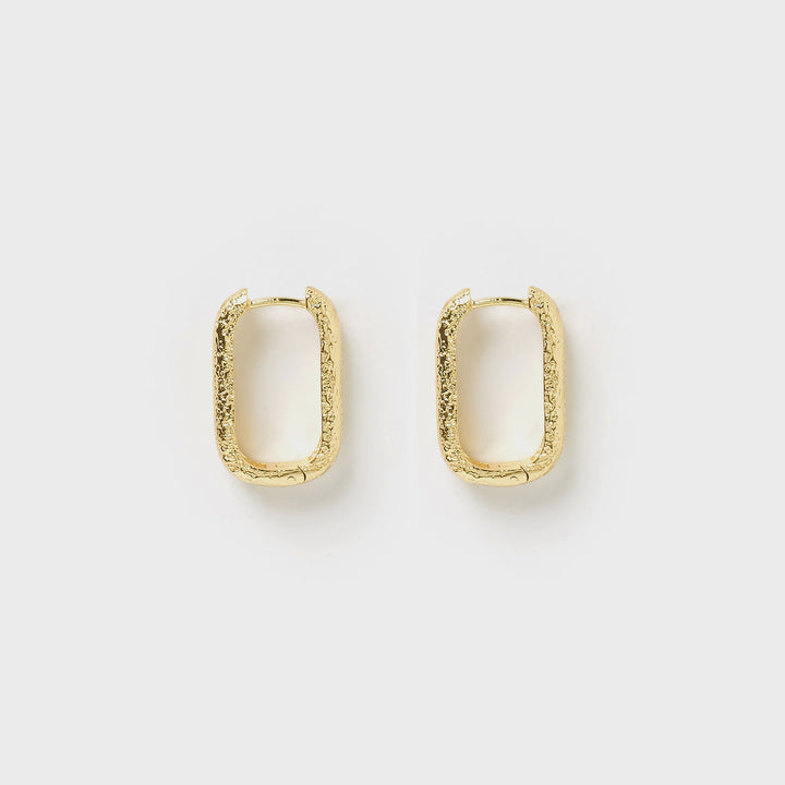 Arms Of Eve Farrah Gold Link Earrings