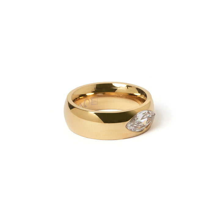 Apollo Gold Ring- Stone