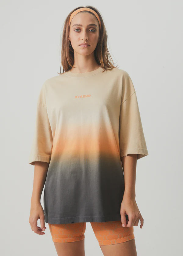 Polarised Recycled Oversized Tee - Cement