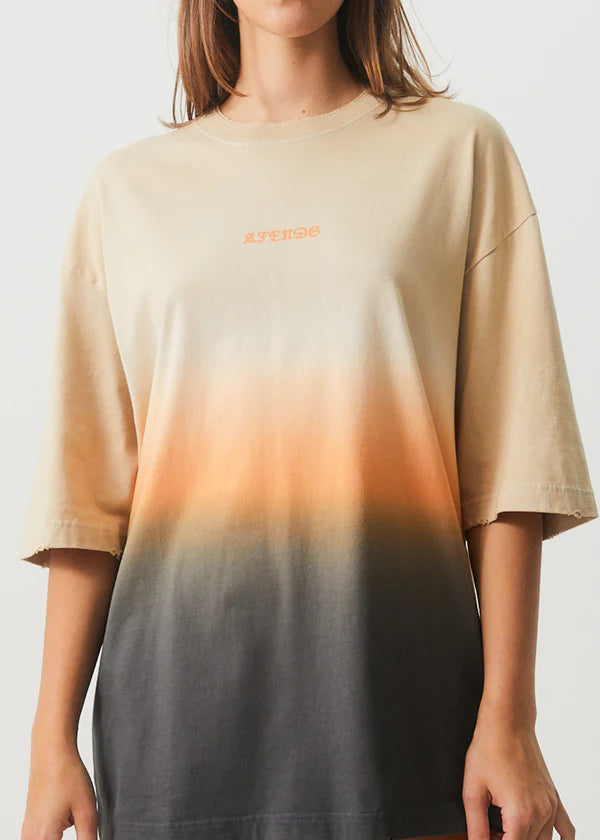 Polarised Recycled Oversized Tee - Cement