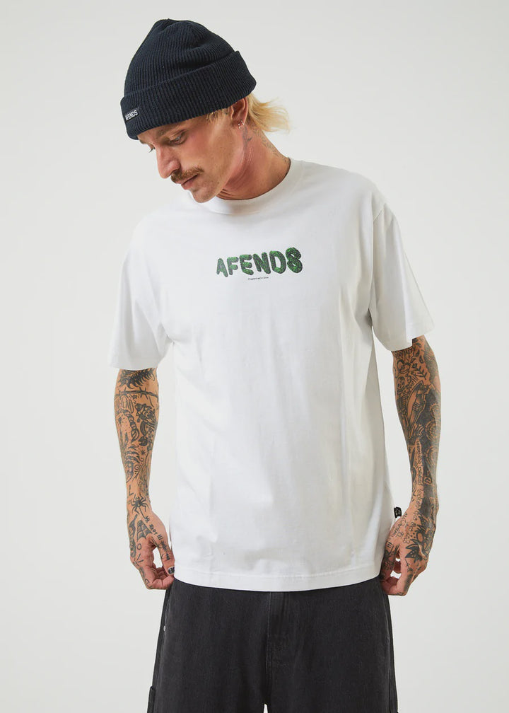 Programmed Recycled Retro Fit Tee - White