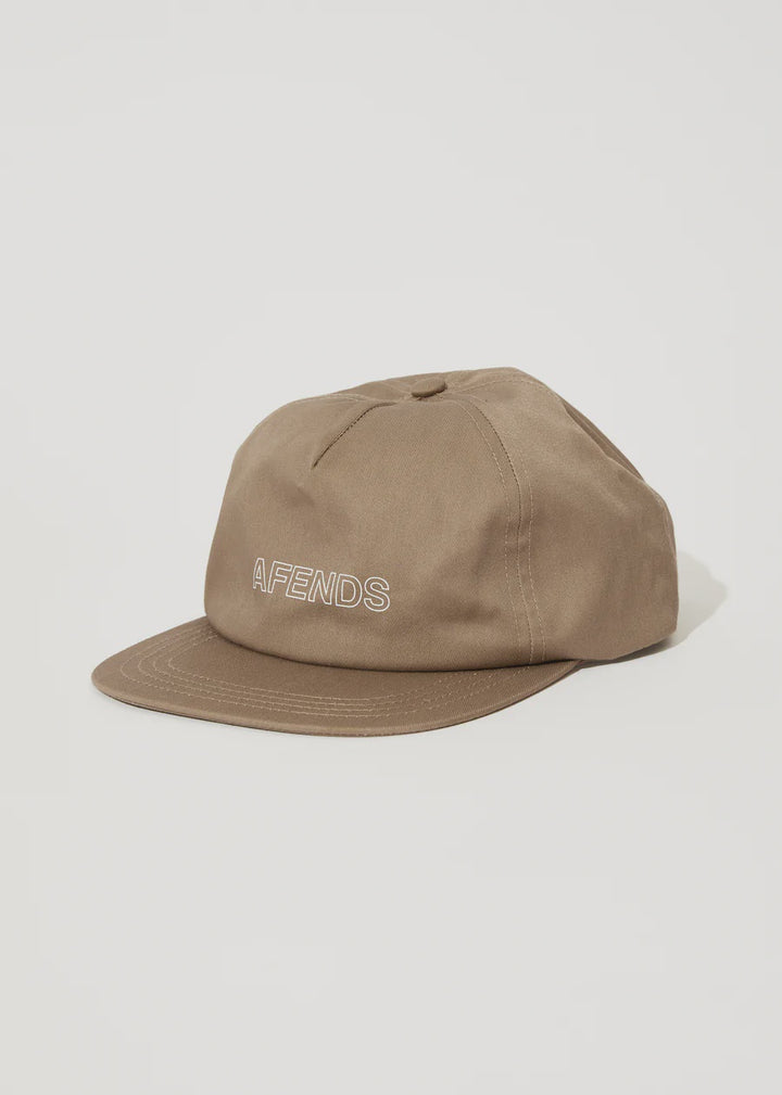 Outline Recycled 5 Panel Cap - Beechwood