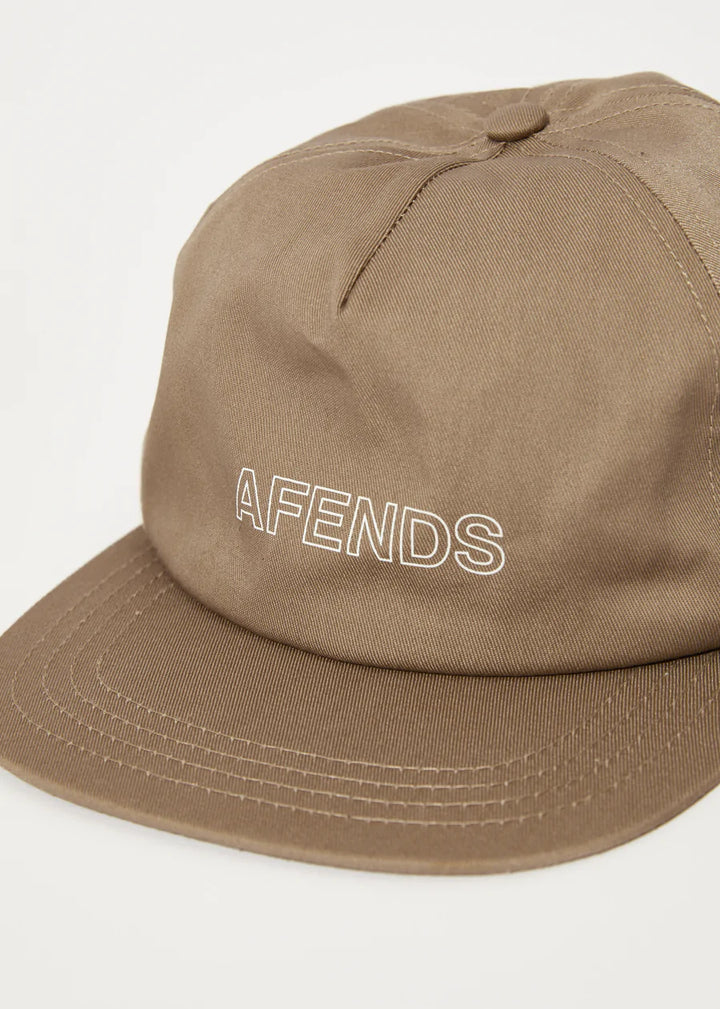 Outline Recycled 5 Panel Cap - Beechwood