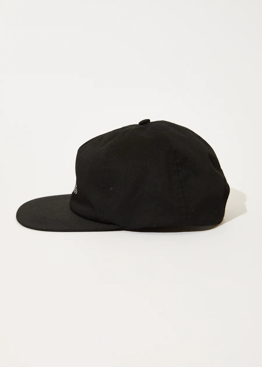 Outline Recycled 5 Panel Cap - Black