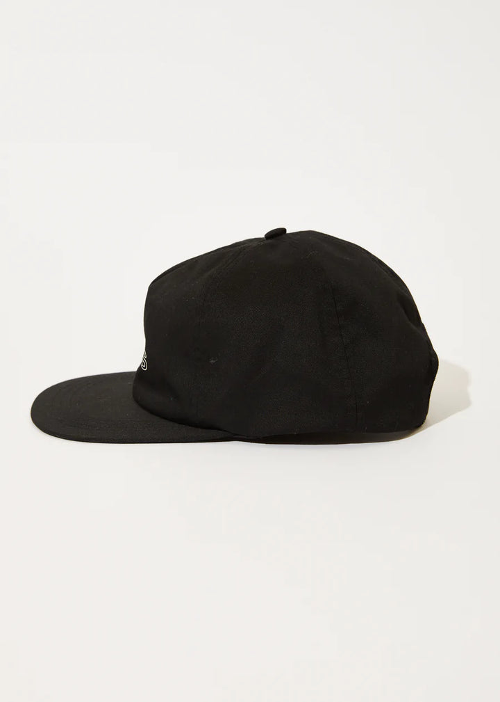 Outline Recycled 5 Panel Cap - Black