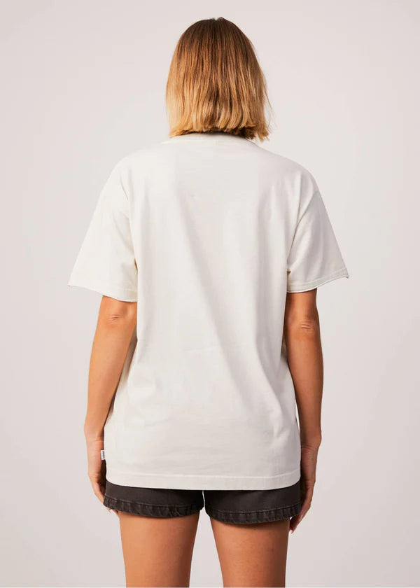 Digital Recycled Oversized Tee - Off White