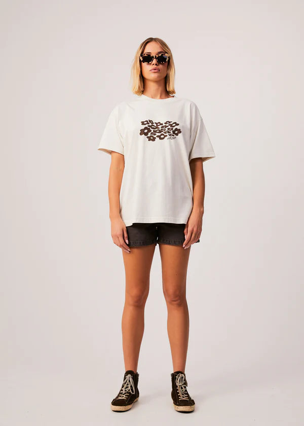Digital Recycled Oversized Tee - Off White
