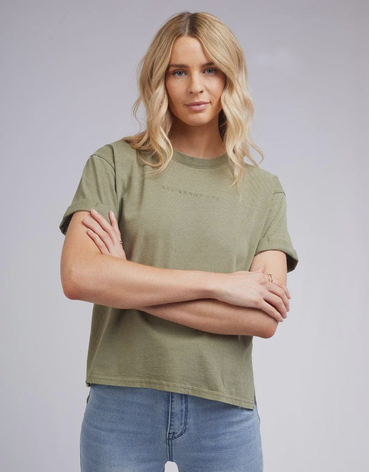 All About Eve AAE Washed Tee - Khaki