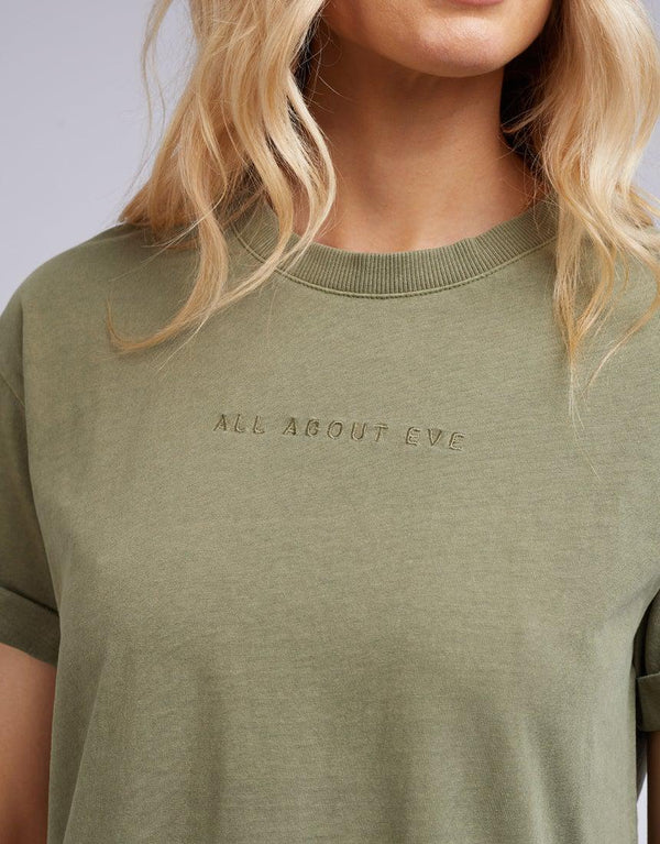 All About Eve AAE Washed Tee - Khaki