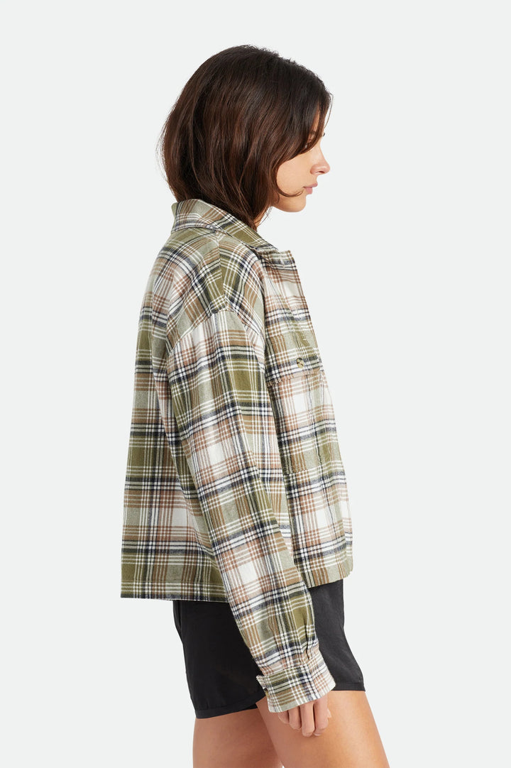 Bowery L/S Flannel - Military Olive