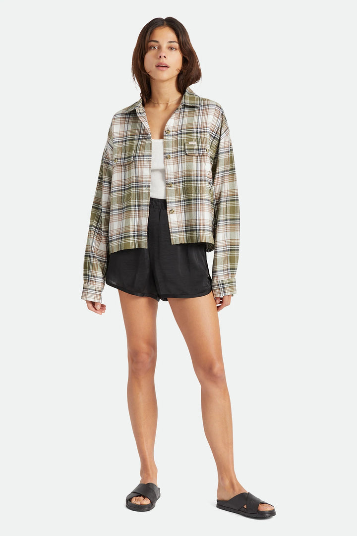 Bowery L/S Flannel - Military Olive