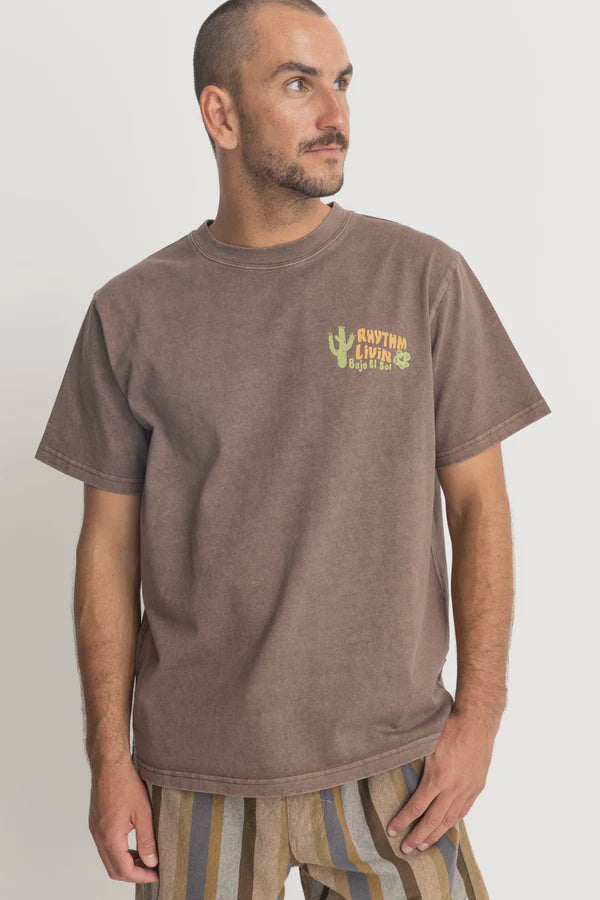 Rhythm Desert Vintage Short Sleeve Shirt - Brown