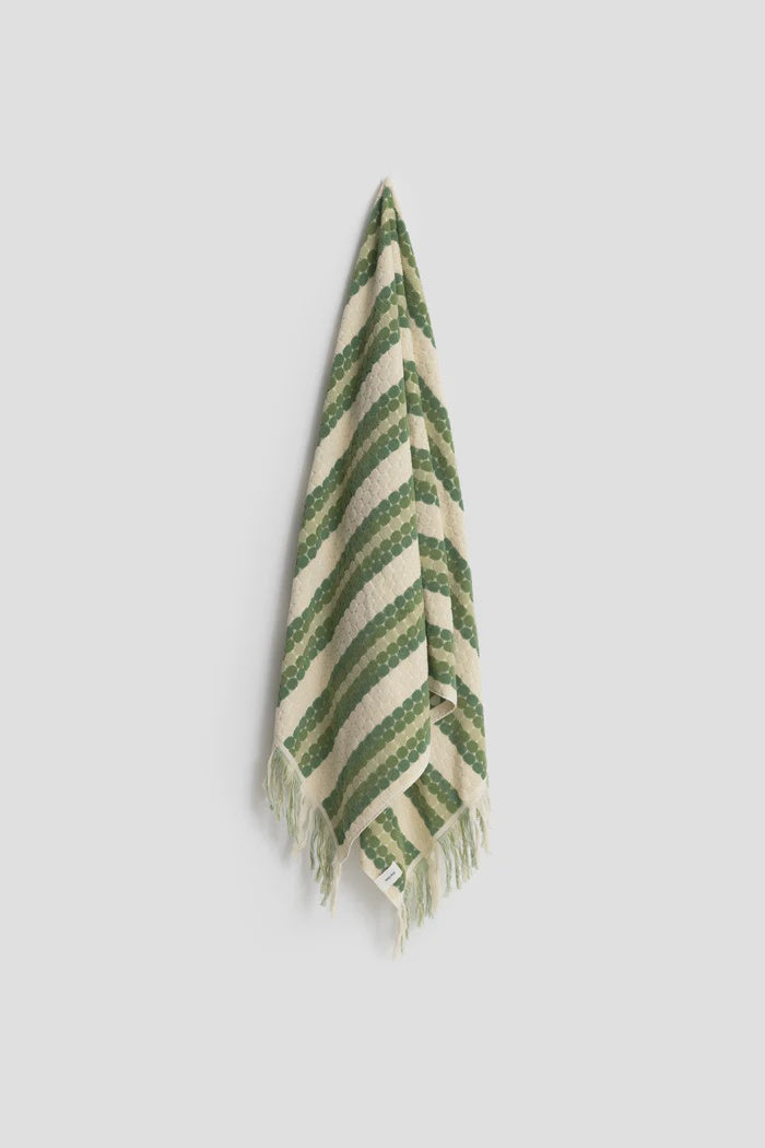 Rhythm Vacation Stripe Towel - Palm Green