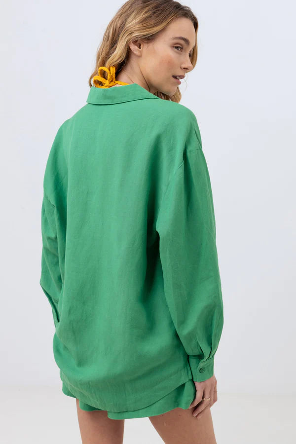 Sofia Oversized Shirt - Green